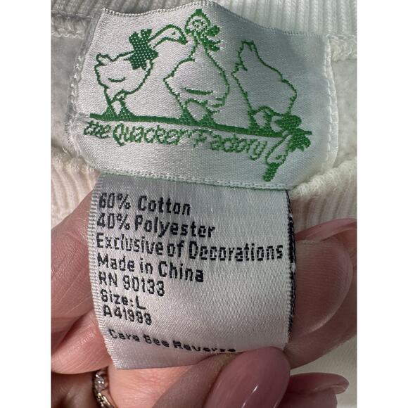 quacker factory nautical lighthouse shirt women’s. sailboat seaside embroidered - Picture 2 of 5